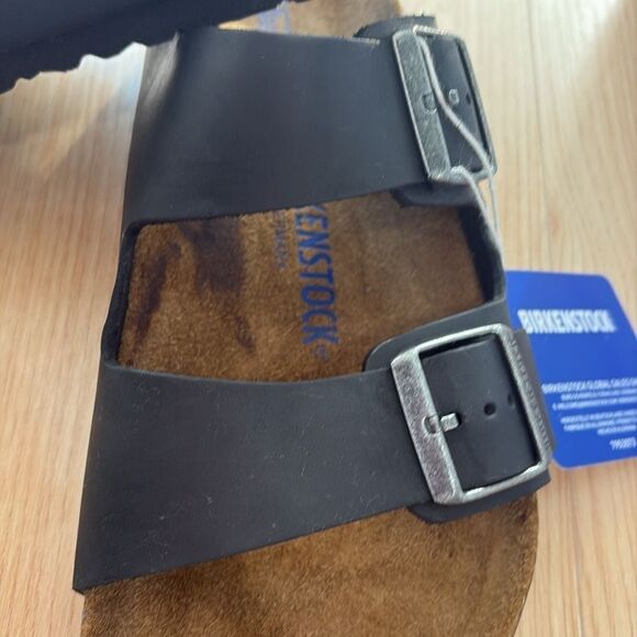 Birkenstock Arizona Soft Footbed Smooth Leather Sandals 40 L-9 M-7 Unisex NWT - Picture 10 of 10